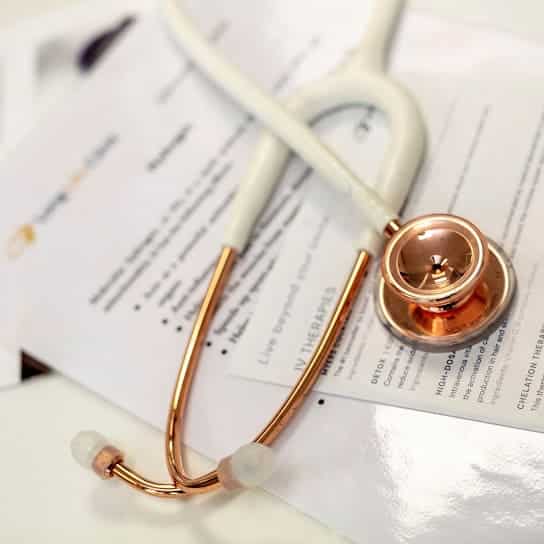 Long Life Clinic interior and medical team